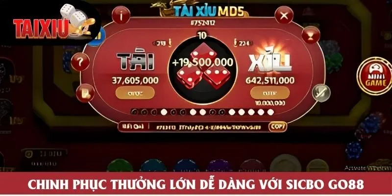 Chinh phục thưởng lớn dễ dàng với Sicbo Go88 Chinh phục thưởng lớn dễ dàng với Sicbo Go88