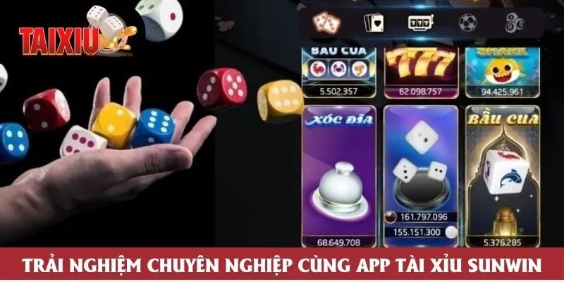 Trải nghiệm chuyên nghiệp cùng app tài xỉu Sunwin Trải nghiệm chuyên nghiệp cùng app tài xỉu Sunwin