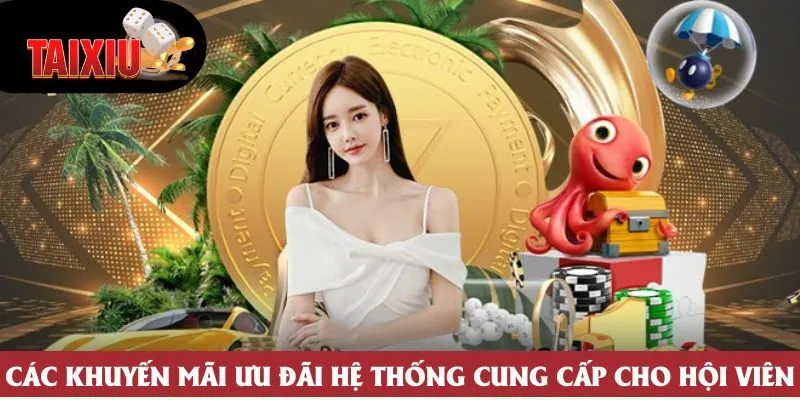 Các khuyến mãi ưu đãi hệ thống cung cấp cho hội viên Các khuyến mãi ưu đãi hệ thống cung cấp cho hội viên