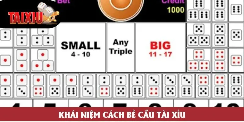Khái niệm cách bẻ cầu tài xỉu Khái niệm cách bẻ cầu tài xỉu