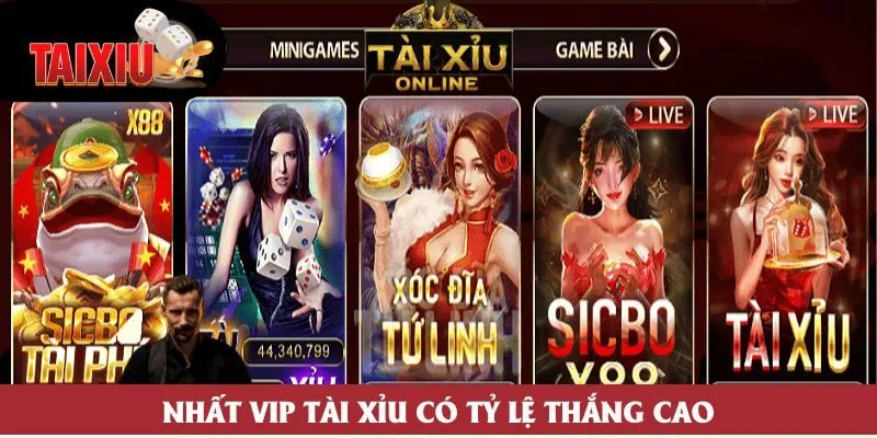 Nhất VIP tài xỉu có tỷ lệ thắng cao Nhat VIP tài xỉu có tỷ lệ thắng cao