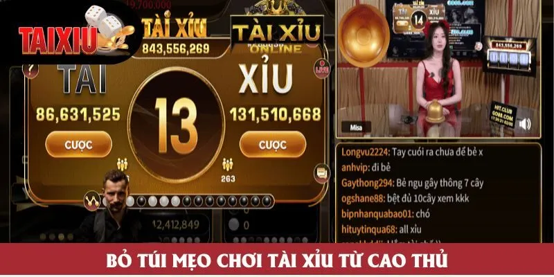 Bỏ túi mẹo chơi tài xỉu từ cao thủ Bỏ túi mẹo chơi tài xỉu từ cao thủ