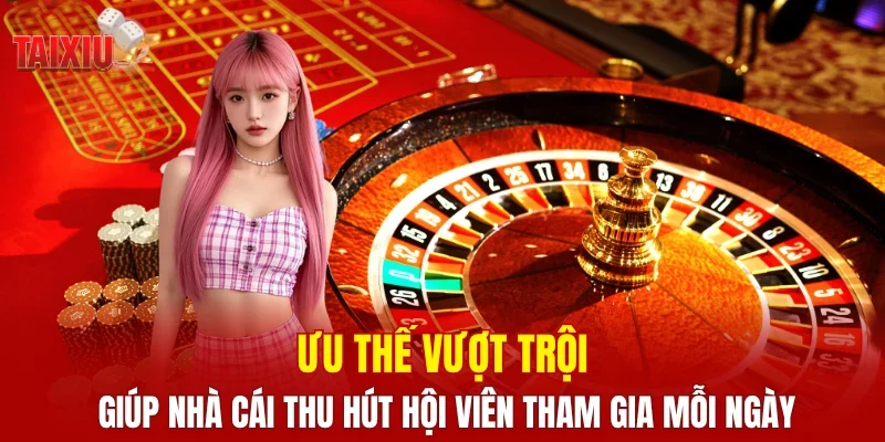 Ưu thế vượt trội giúp nhà cái thu hút hội viên tham gia mỗi ngày